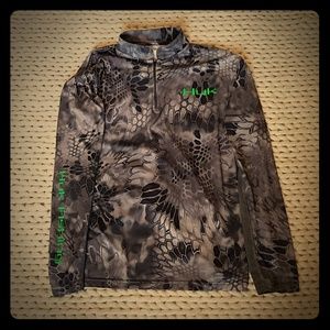 Huk Fishing Shirt 1/4 Zip Size Men's Small
